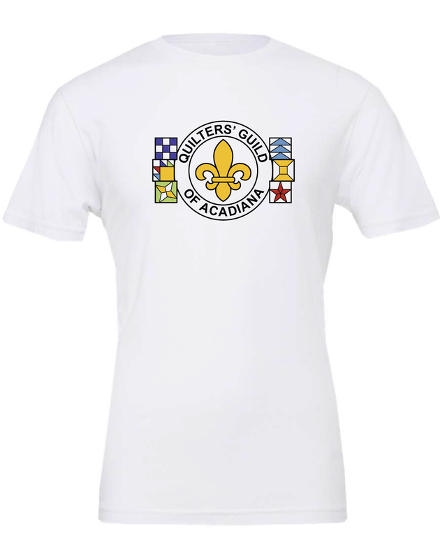 QGA Logo Tee — White Cotton