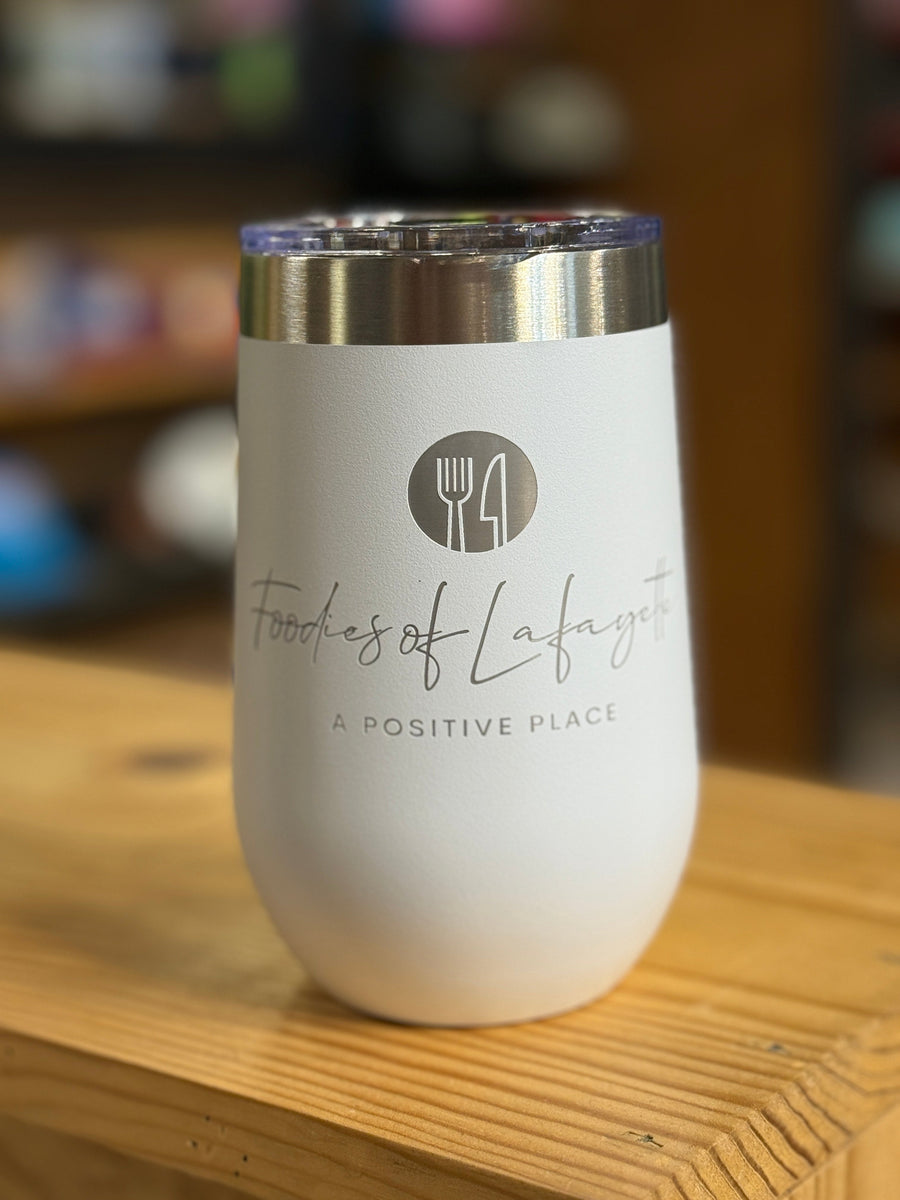 Foodies of Lafayette Laser Engraved Tumbler — view 5