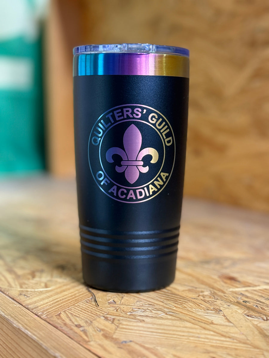 QGA 20oz Laser Engraved Tumbler — view 2