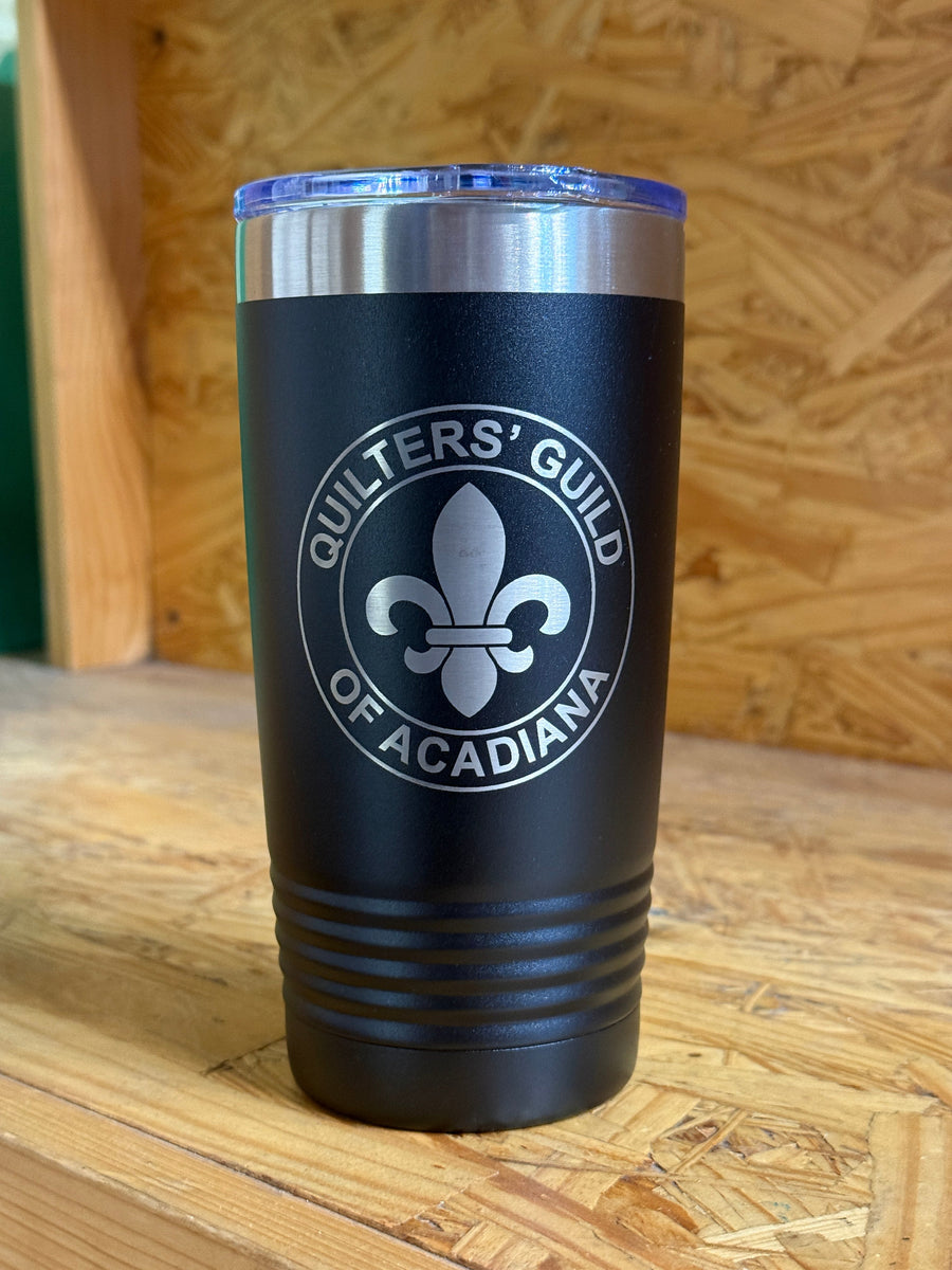 QGA 20oz Laser Engraved Tumbler — view 3