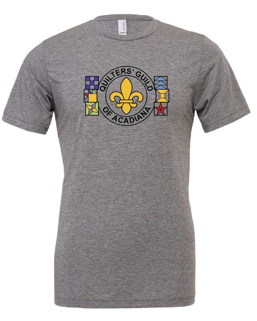 QGA Logo Tee — Grey Triblend