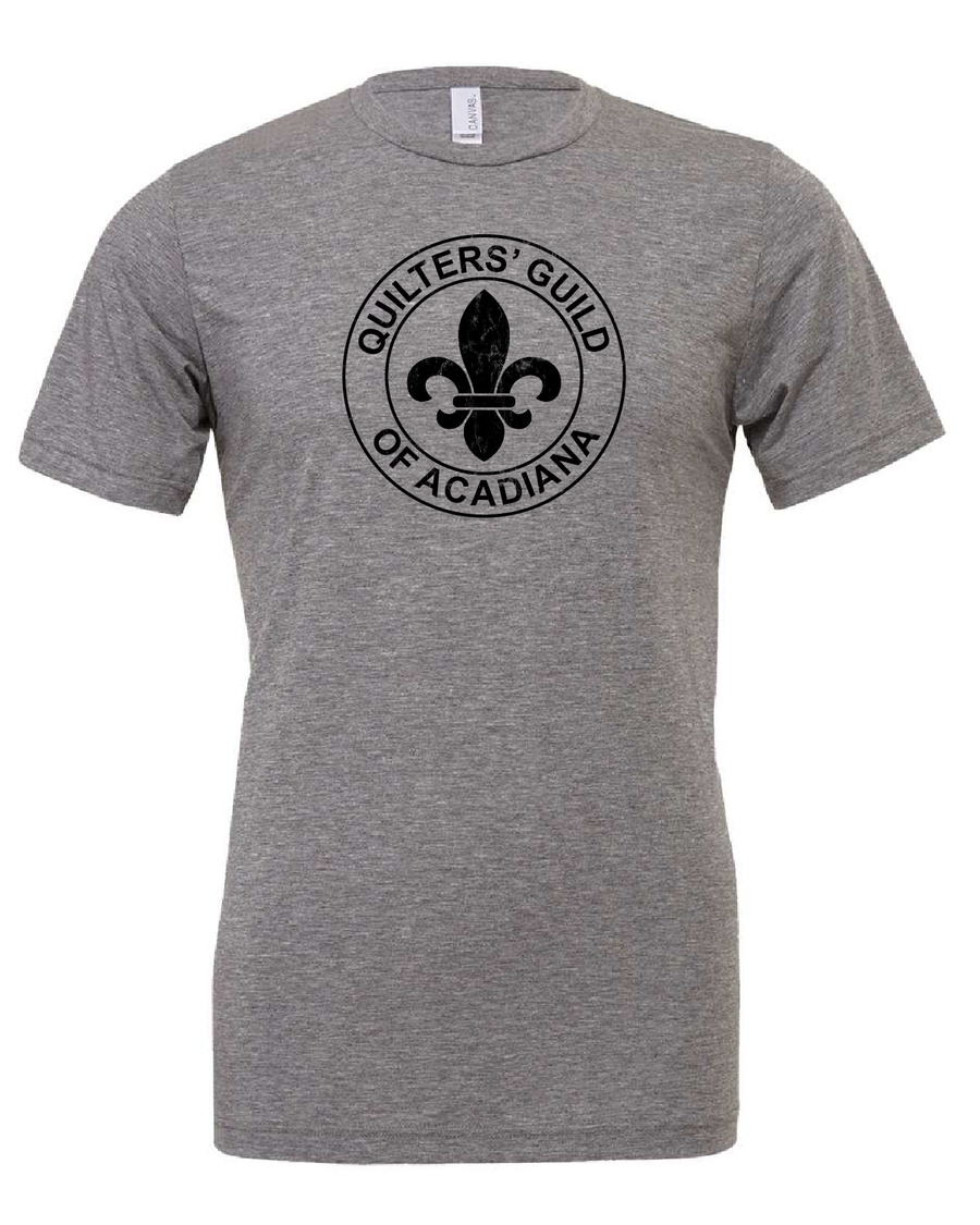 QGA Logo Tee v2 — Grey Triblend