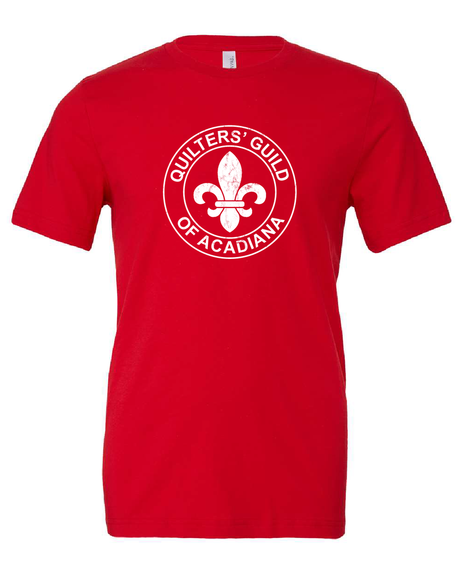 QGA Logo Tee v2 — Red Cotton